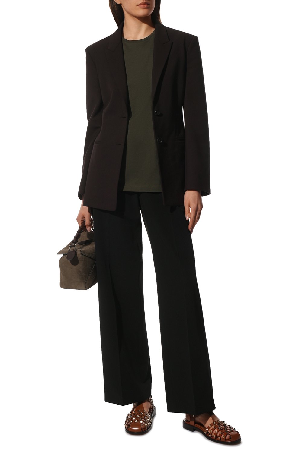 Кожаные сандалии rockstud VALENTINO, арт. XW2S0DS5/VXS, фото 2