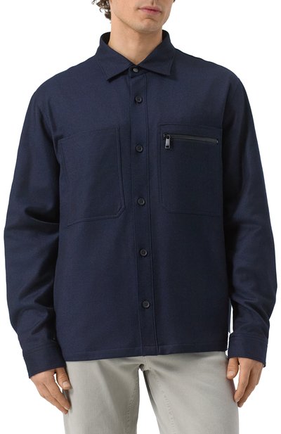 Шерстяная куртка-рубашка ZEGNA, арт. S0TM2/UEV01A8, фото 3