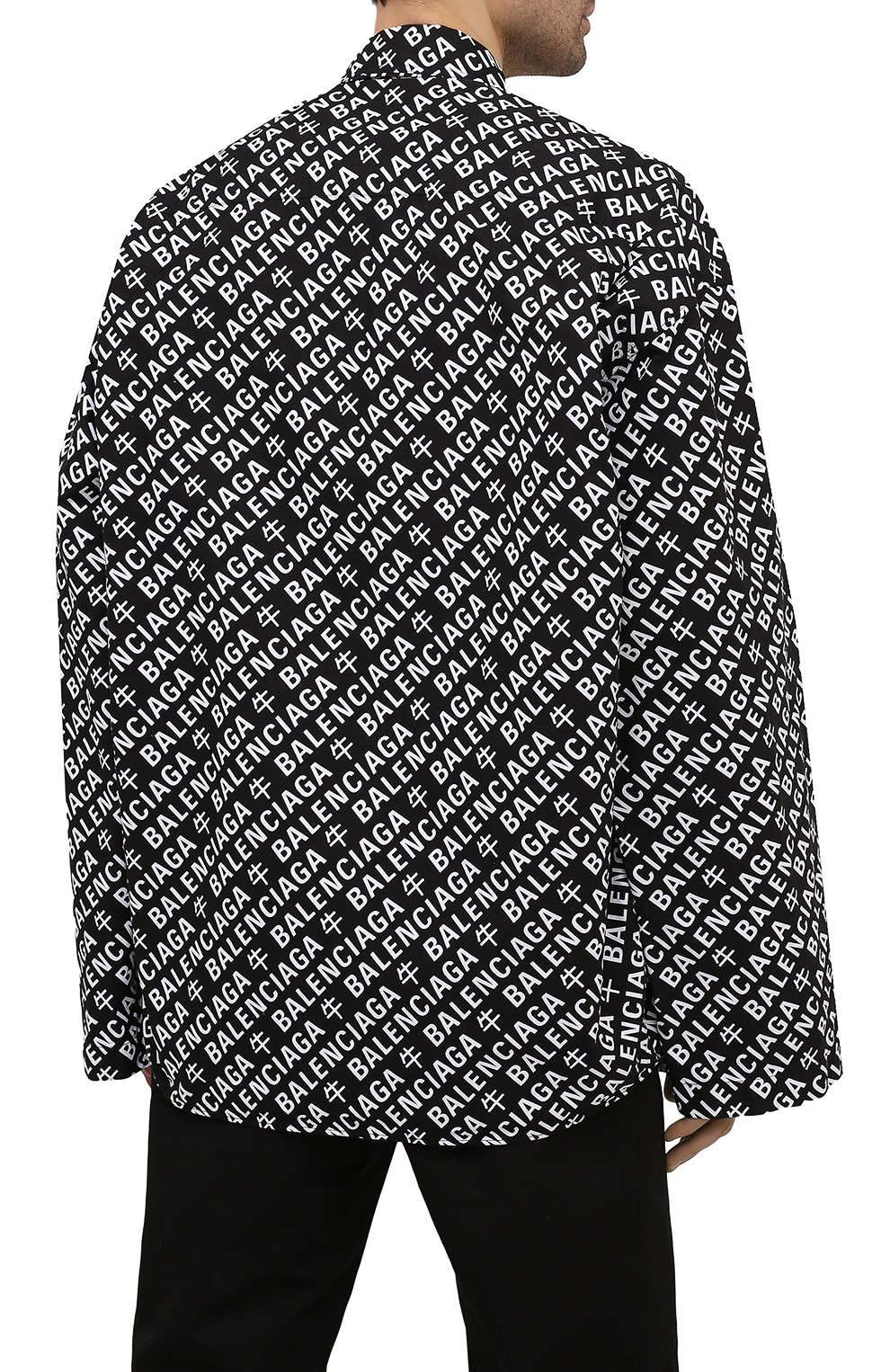 Хлопковая рубашка BALENCIAGA, арт. 647653/TJLA1, фото 4