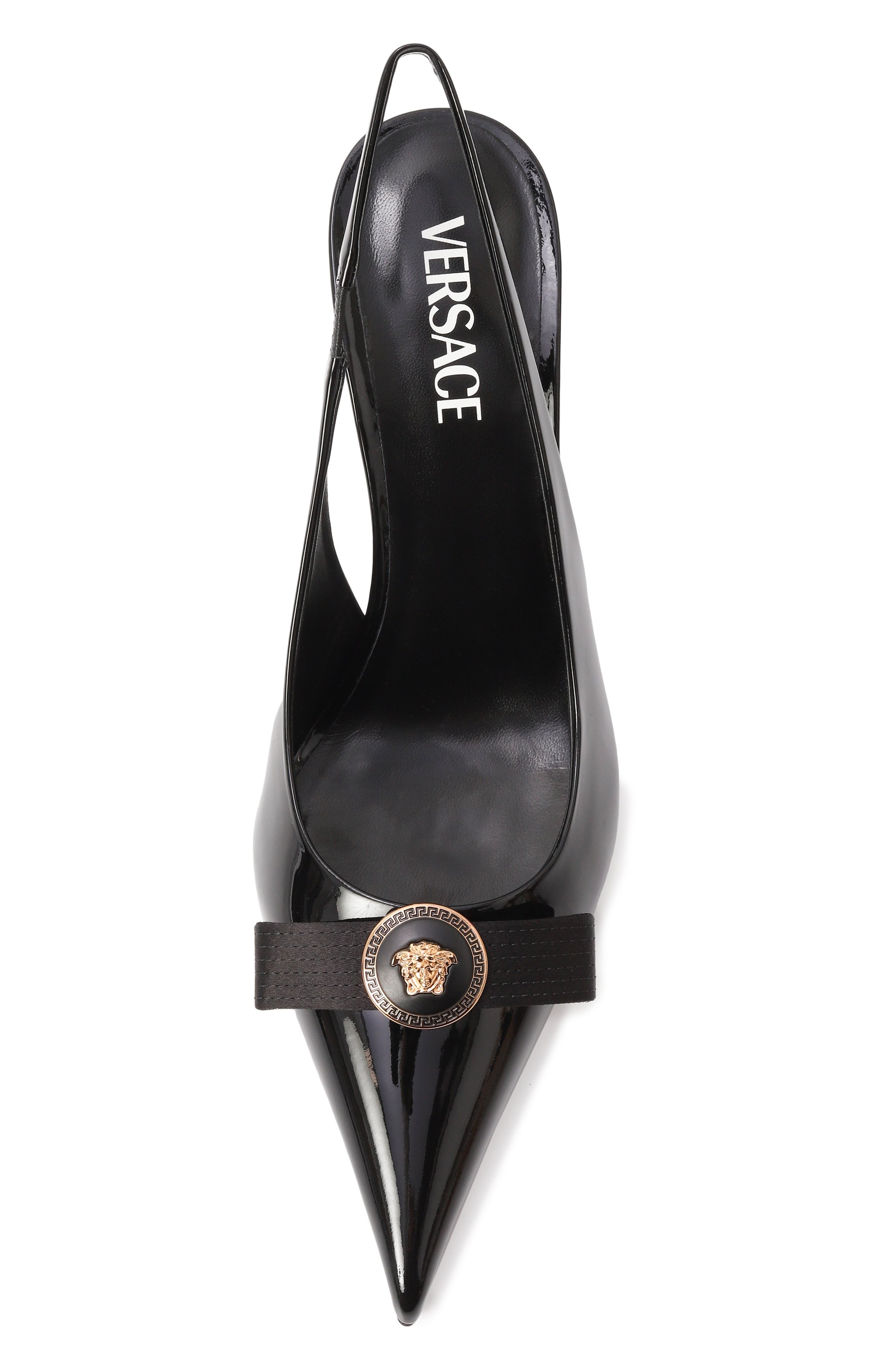 Лакированные туфли gianni ribbon 85 VERSACE, арт. 1013717/1A08983, фото 6