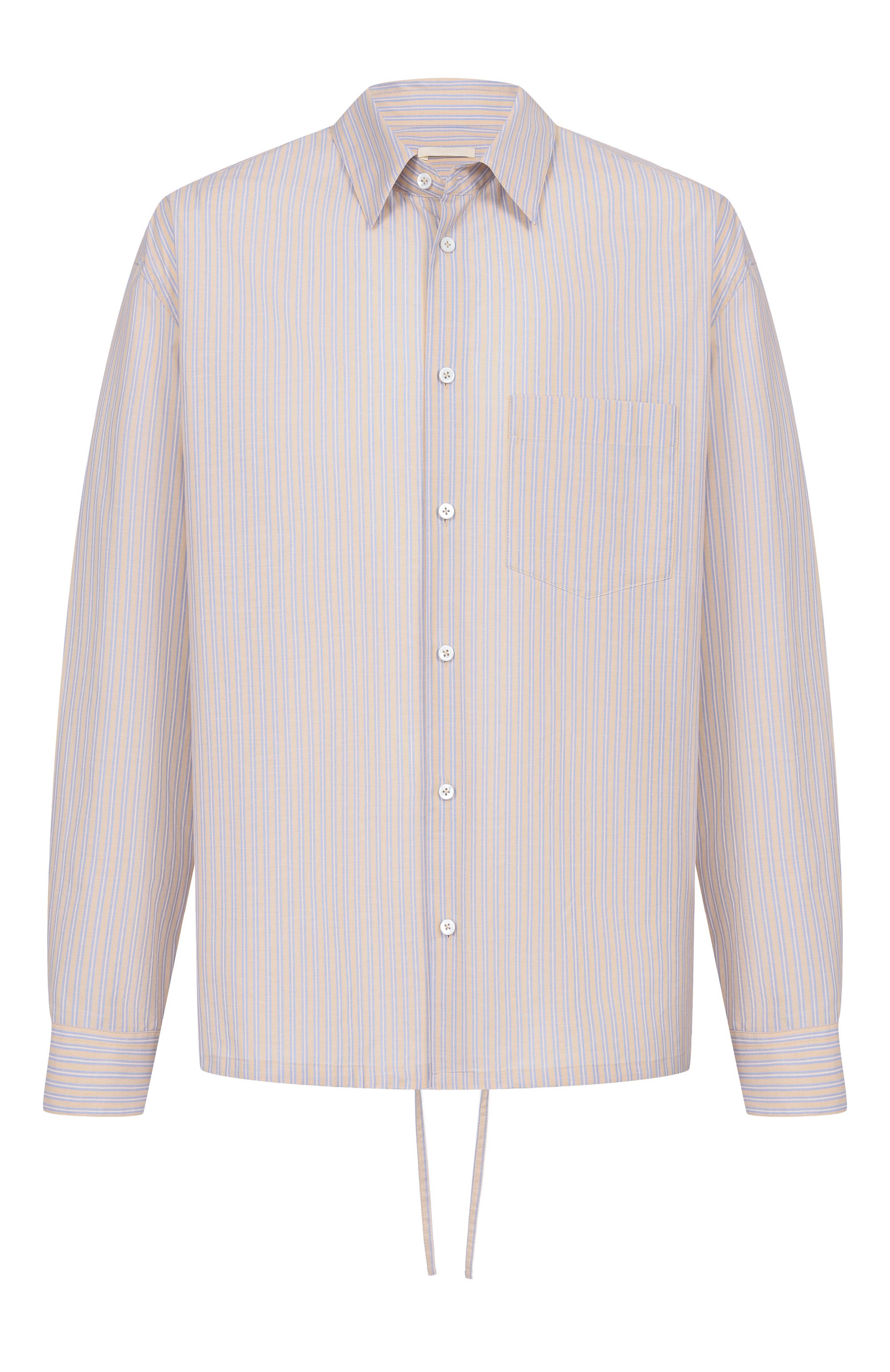 Рубашка из хлопка и шелка 12 STOREEZ, арт. 136997, фото 1