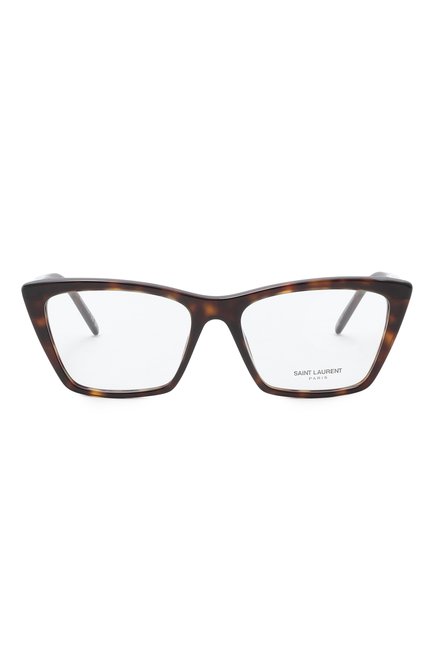 Женские оправа SAINT LAURENT коричневого цвета, арт. SL 737 MICA THIN 0PT 002 | Фото 2 (Региональные ограничения белый список (Axapta Mercury): Не проставлено; Нос: Не проставлено)