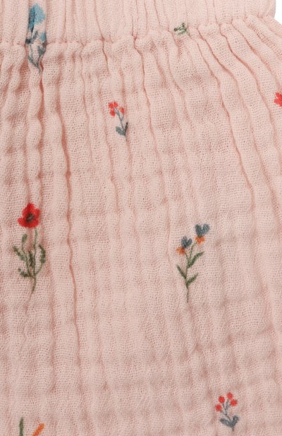 Хлопковые шорты BABYBU светло-розового цвета по цене 3850 руб., арт. BI-B2009S235, фото 3 Хлопковые шорты BABYBU, арт. BI-B2009S235, фото 3