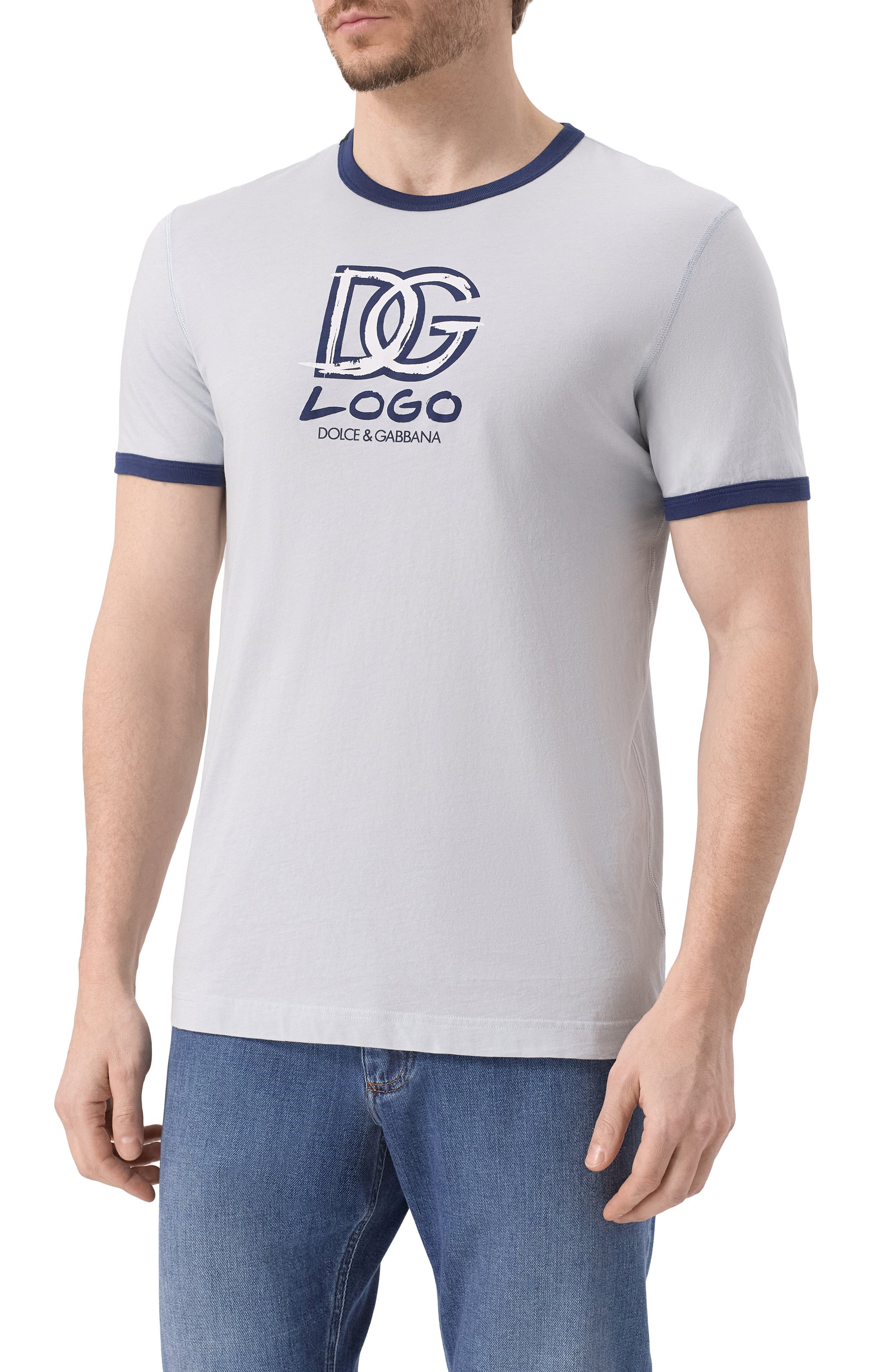 Хлопковая футболка DOLCE & GABBANA, арт. G8PV1T/G704X, фото 3