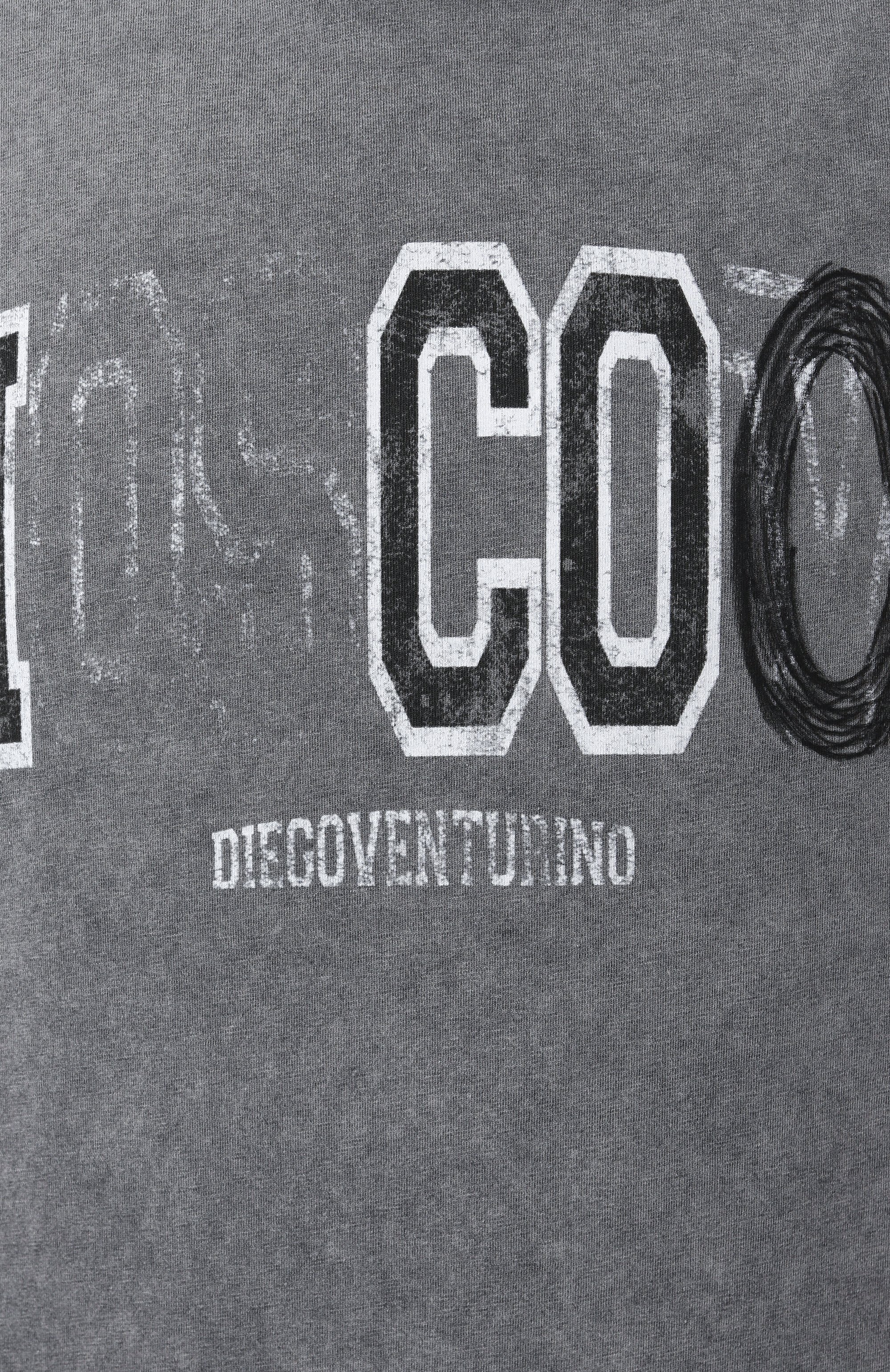 Хлопковый лонгслив DIEGO VENTURINO, арт. DVTSMLCC00L, фото 6