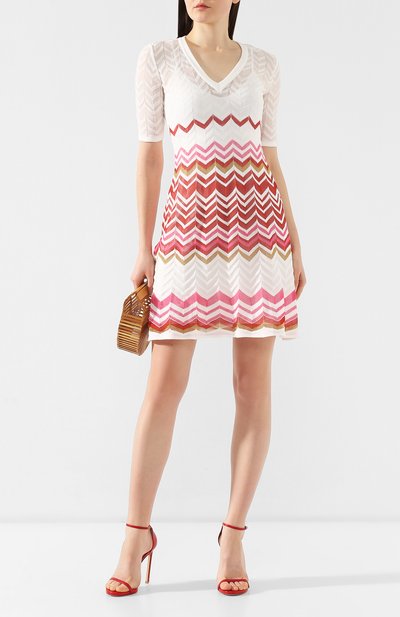 Платье из смеси хлопка и вискозы M MISSONI разноцветного цвета по цене 45000 руб., арт. 2DG00044/2K0008, фото 2 Платье из смеси хлопка и вискозы M MISSONI, арт. 2DG00044/2K0008, фото 2