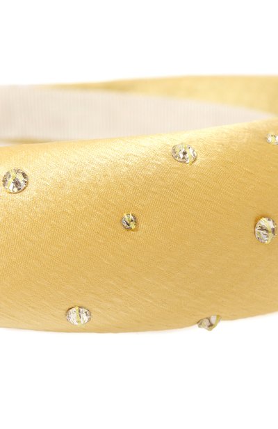 Ободок для волос JENNIFER BEHR желтого цвета по цене 29850 руб., арт. 15BD18, фото 4 Ободок для волос JENNIFER BEHR, арт. 15BD18, фото 4