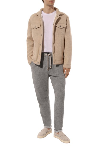 Кашемировые брюки BRUNELLO CUCINELLI, арт. MTU063353G, фото 2