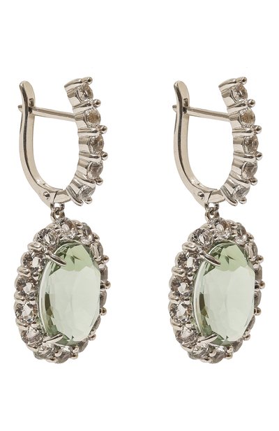 Серьги SECRETS JEWELRY светло-зеленого цвета по цене 49710 руб., арт. СЗАОС00514, фото 3 Серьги SECRETS JEWELRY, арт. СЗАОС00514, фото 3