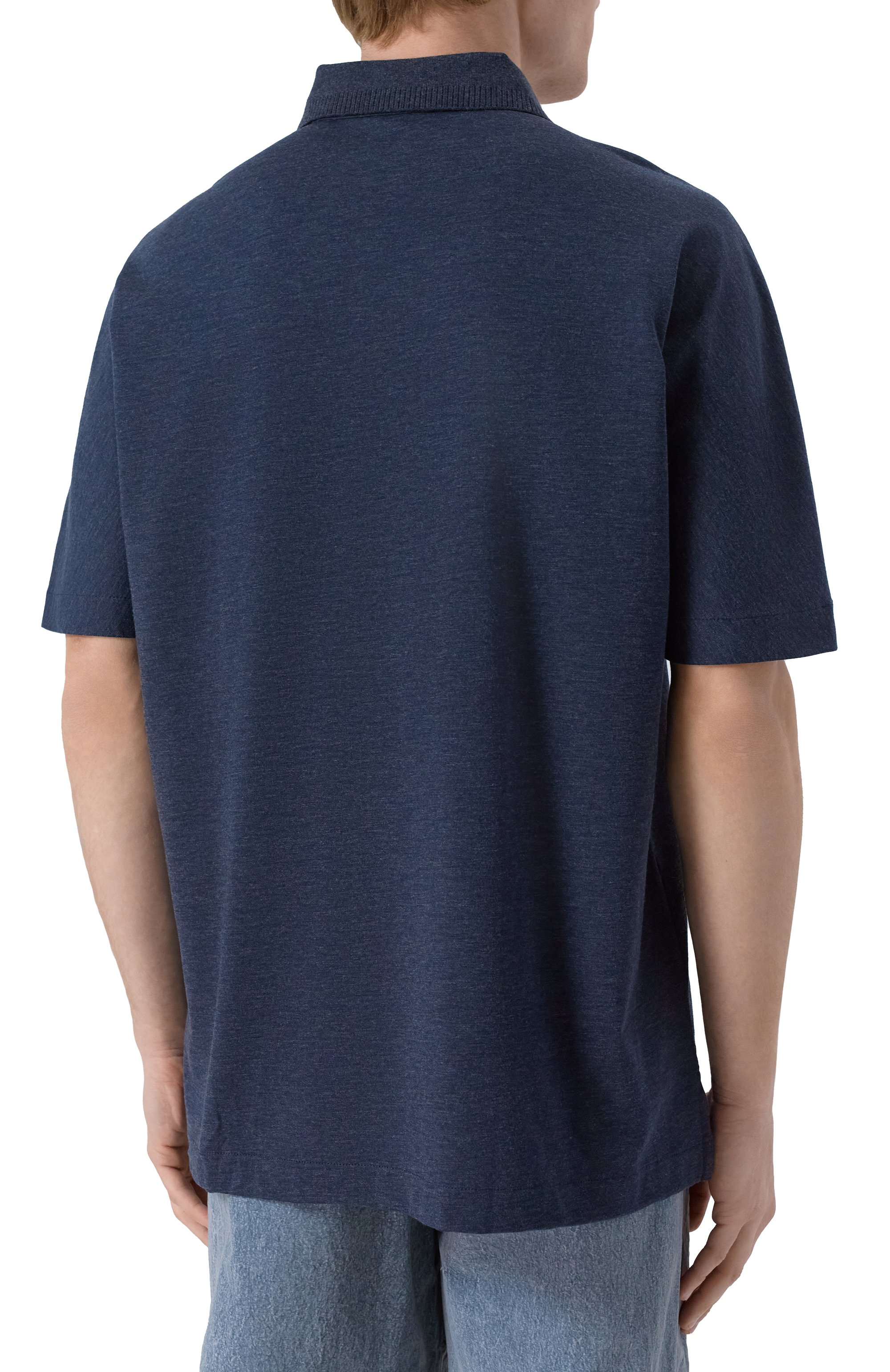 Поло из лиоцелла и хлопка BOSS, арт. 50548972, фото 4