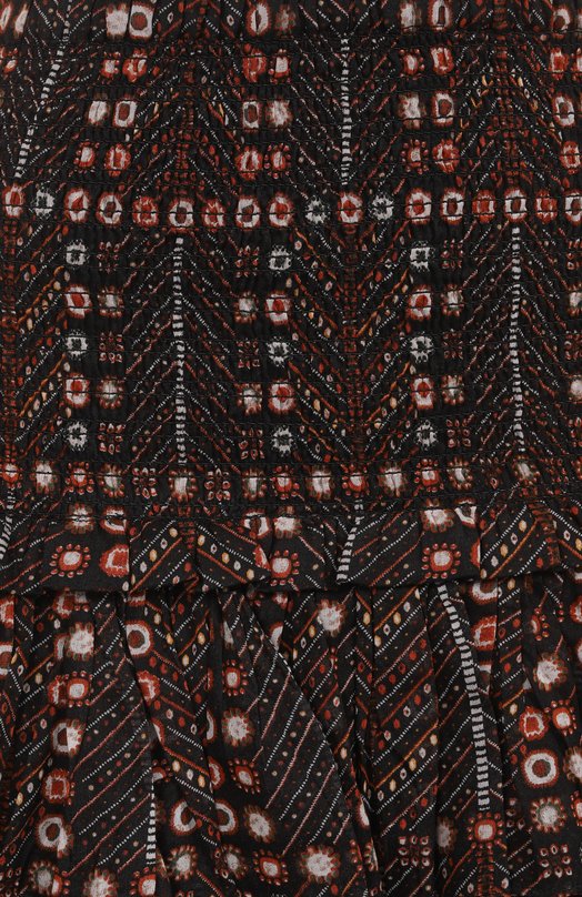 Хлопковая юбка Isabel Marant Etoile 25PJU0022FA-C1J19E Чёрный  25PJU0022FA-C1J19E Фото 6