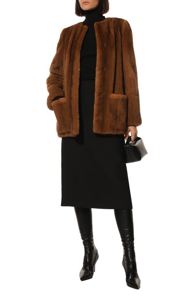 Шуба из меха норки GIULIA GURMAN, арт. J02214078, фото 2