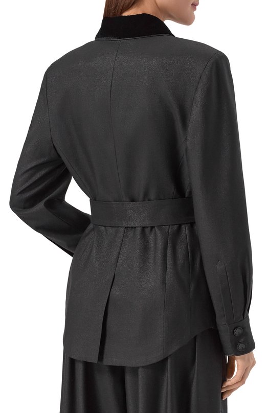 Шерстяной жакет Akhmadullina 1226.2JT117/W713 Чёрный  1226.2JT117/W713 Фото 4