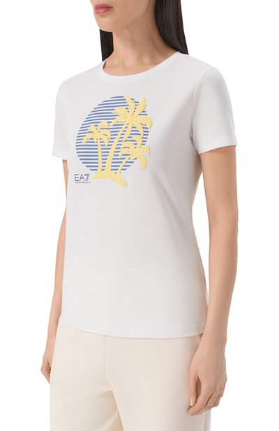 Хлопковая футболка EA7, арт. 7W001022/AF18401, фото 3