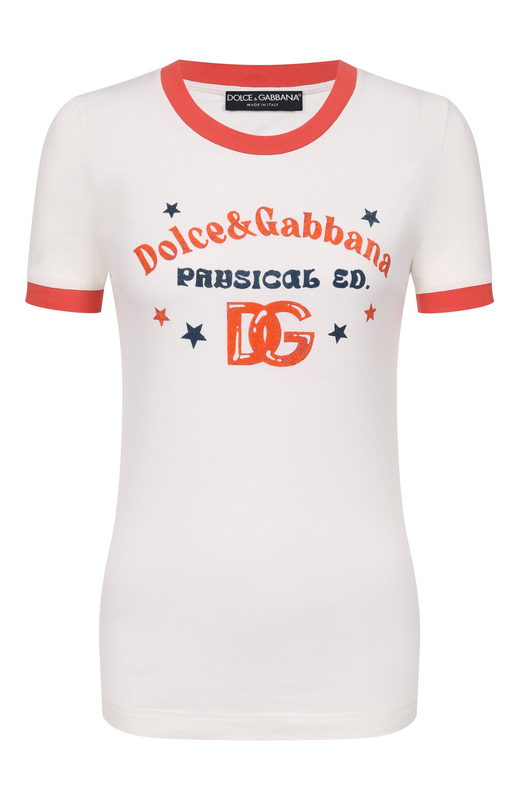 Хлопковая  футболка DOLCE & GABBANA, арт. F8N08T/GDDNG, фото 1