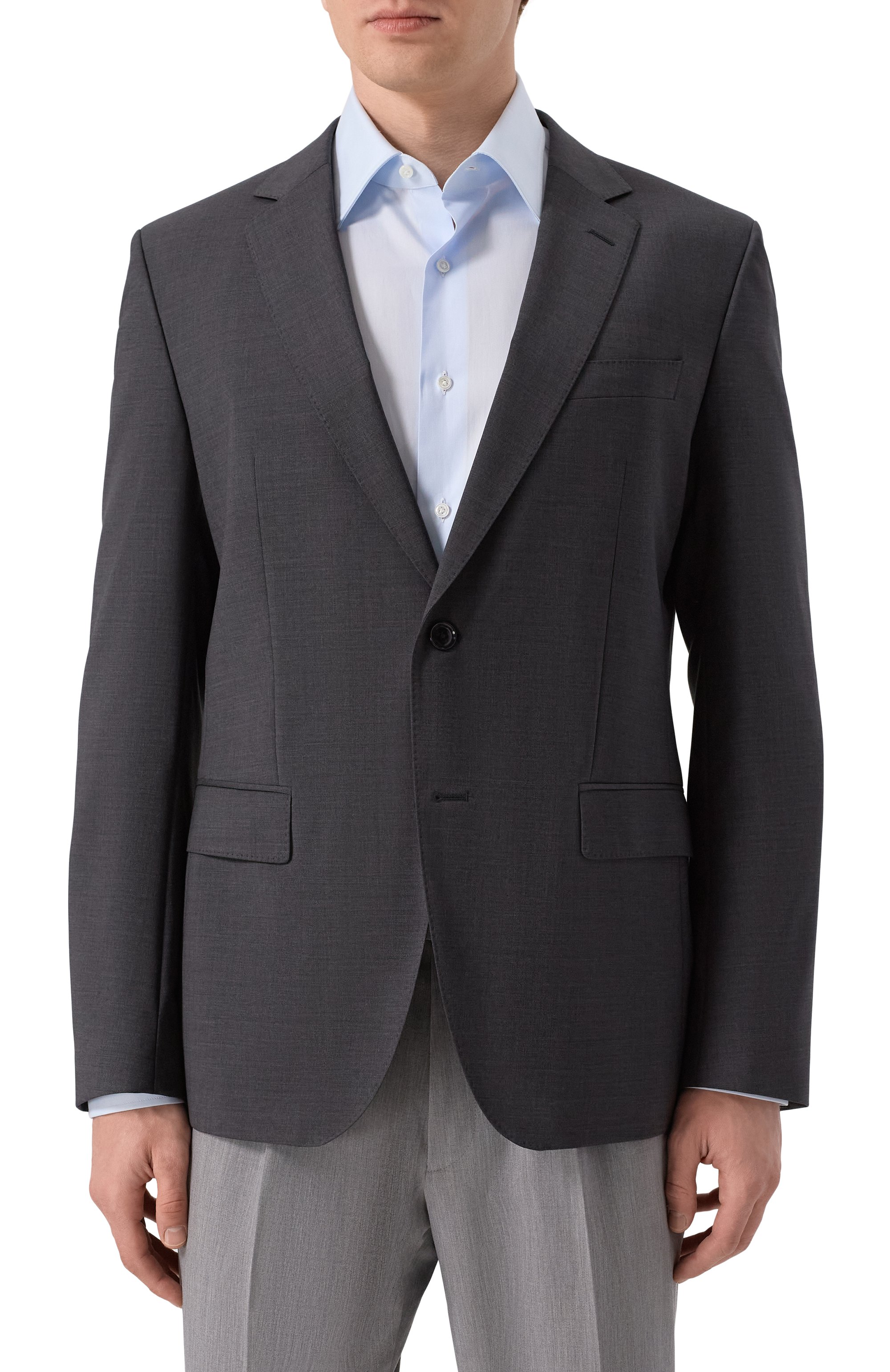 Шерстяной пиджак BOSS, арт. 50537537, фото 4