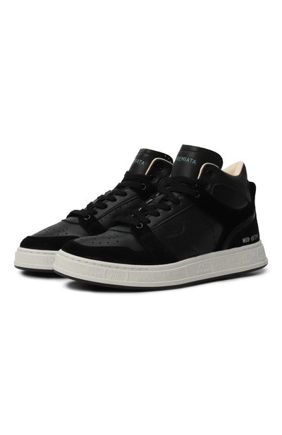 Кожаные кеды mid quinn-d PREMIATA, арт. MID QUINN/VAR 6022, фото 1