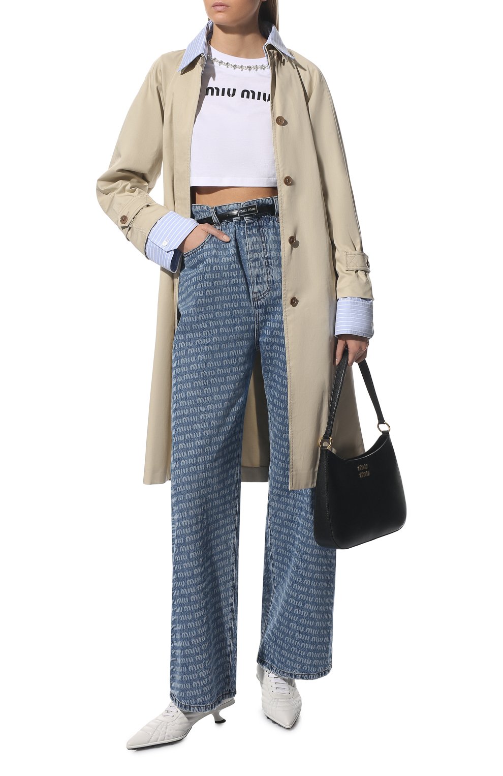 Кожаные туфли MIU MIU, арт. 5E521D-3F1F-F0009-055, фото 2