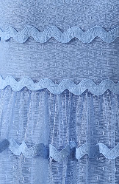 Платье-миди REDVALENTINO голубого цвета по цене 64700 руб., арт. RR0VAE40/1GK, фото 5 Платье-миди REDVALENTINO, арт. RR0VAE40/1GK, фото 5