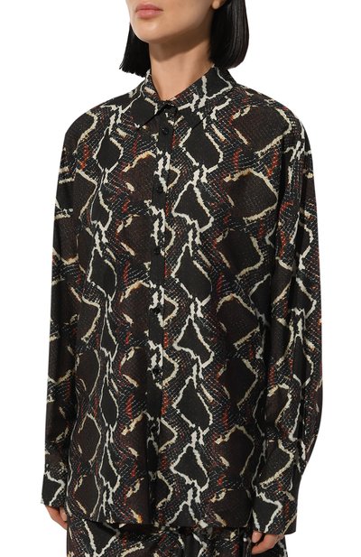 Рубашка из вискозы и шелка IRO, арт. WM18AMBRINE, фото 3