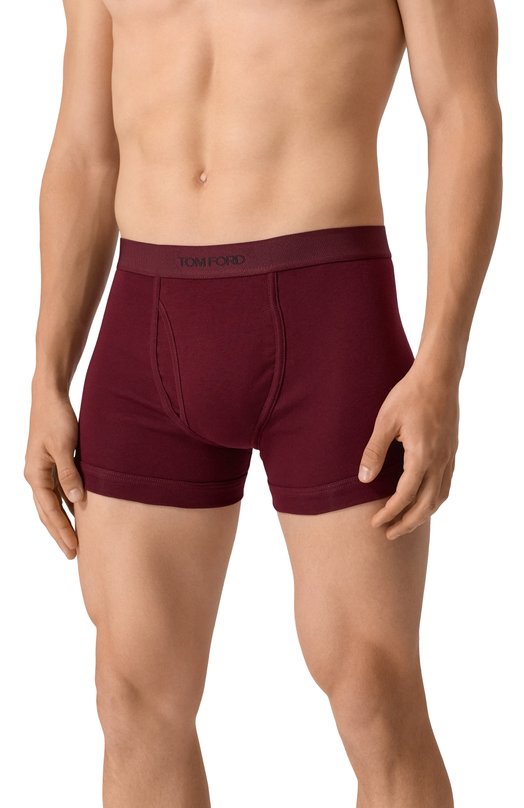 Хлопковые боксеры Tom Ford T4LC3204 Бордовый  T4LC3204 Фото 2