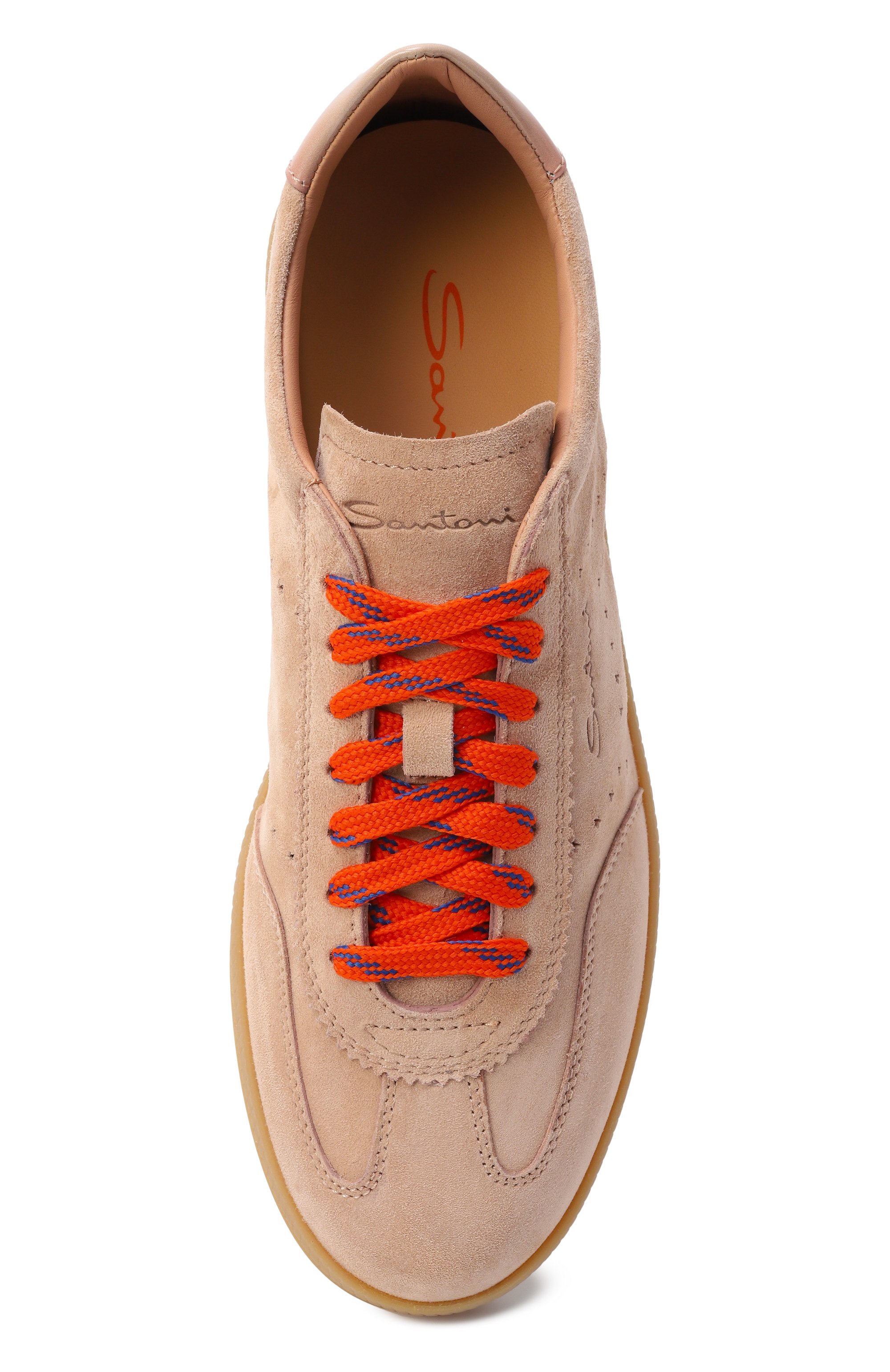 Замшевые кеды dbs oly SANTONI, арт. WBPG61340FARTKCL, фото 6