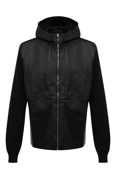 Мужской комбинированная толстовка PRADA, арт. UMG102-1Z4R-F0002-221