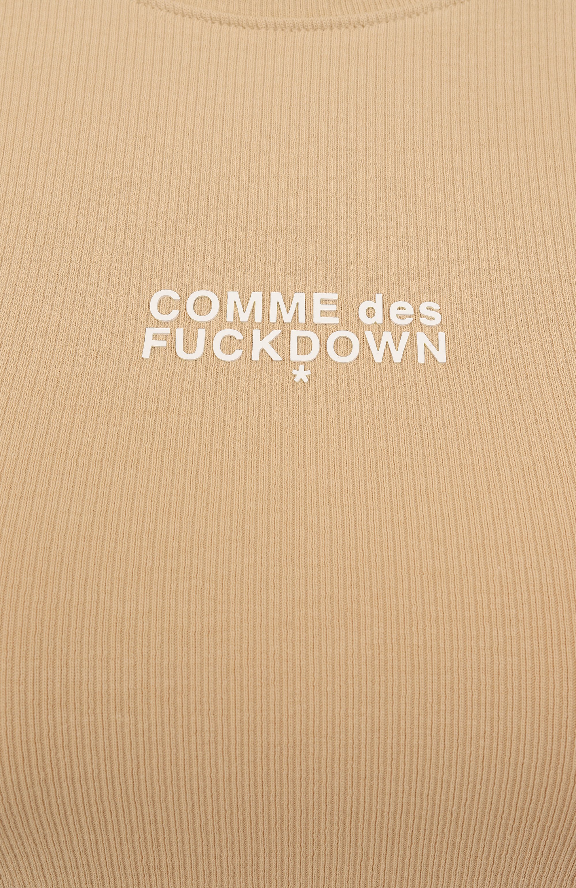 Хлопковый топ COMME DES FUCKDOWN, арт. CFABW01240, фото 6