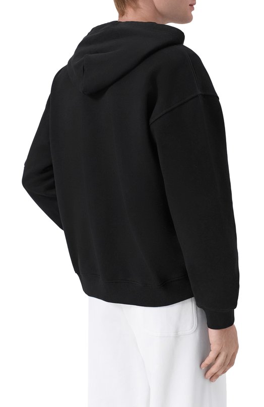 Хлопковая толстовка Diesel A20022/0GEAD Чёрный  A20022/0GEAD Фото 4