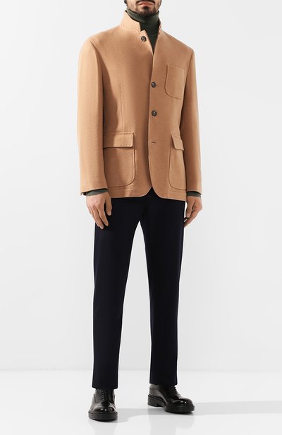 Кожаные оксфорды GIORGIO ARMANI черного цвета по цене 82550 руб., арт. X2C631/XF294, фото 2 Кожаные оксфорды GIORGIO ARMANI, арт. X2C631/XF294, фото 2