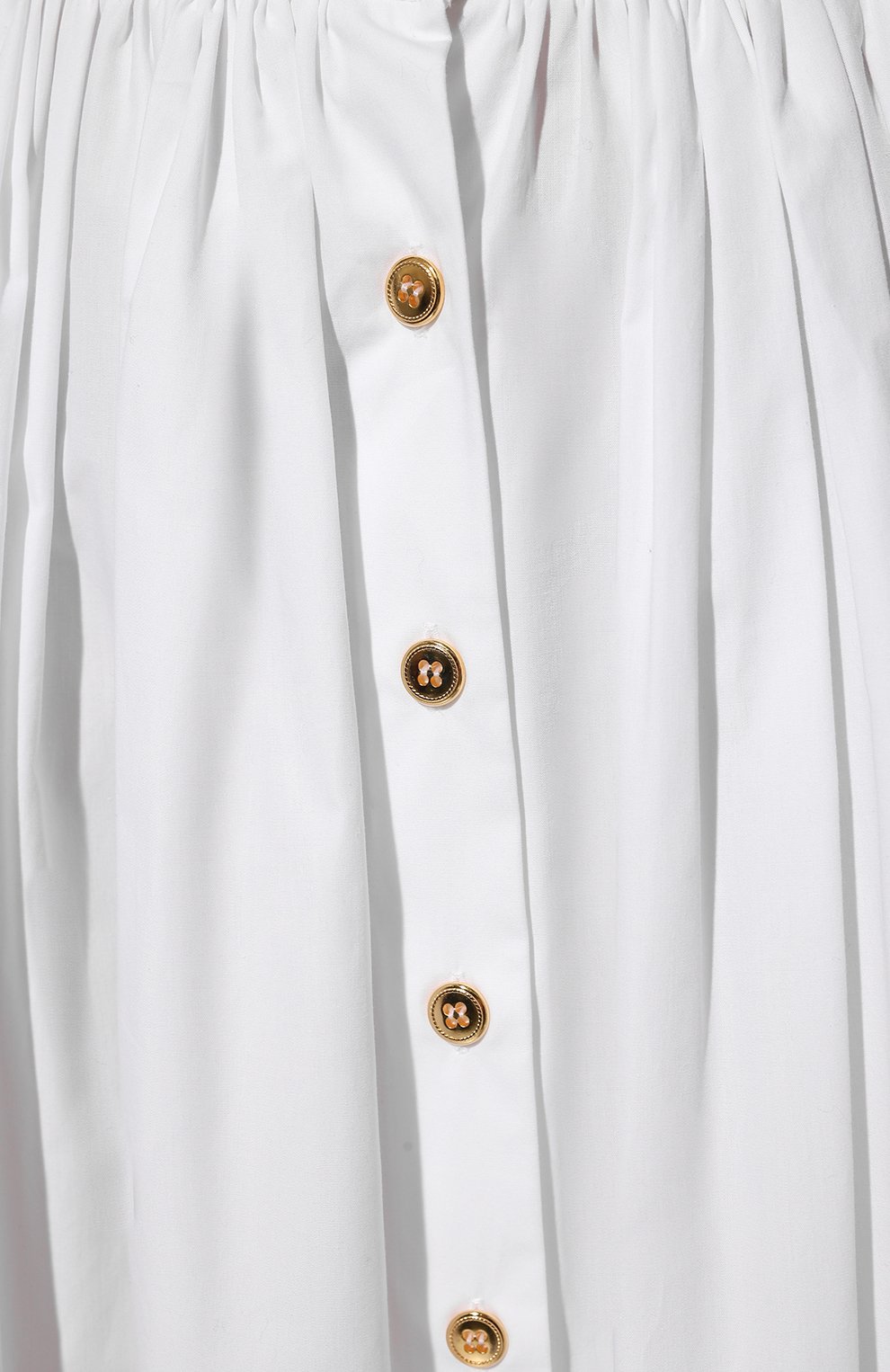 Хлопковая юбка MIU MIU, арт. MG1750-10ME-F0009, фото 5