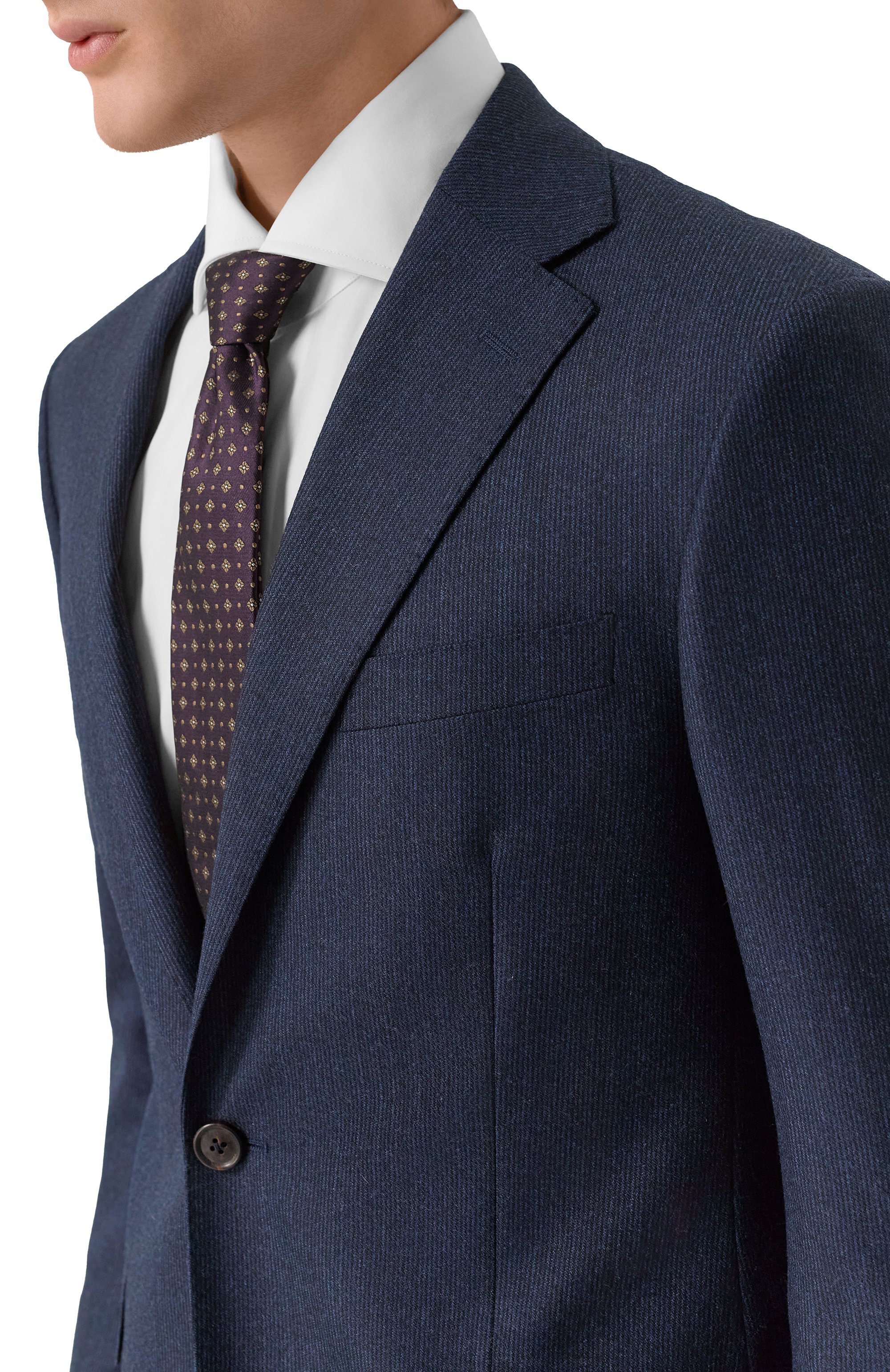 Шерстяной костюм CORNELIANI темно-синего цвета по цене 166500 руб., арт. 266008-2617305_SET, фото 6 Шерстяной костюм CORNELIANI, арт. 266008-2617305_SET, фото 6