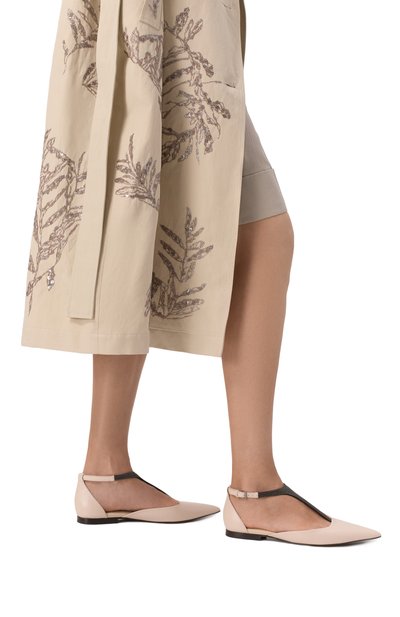 Кожаные балетки BRUNELLO CUCINELLI, арт. MZSKC2913, фото 3