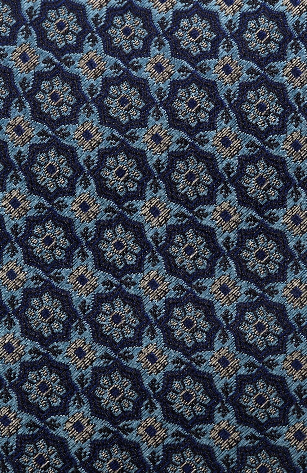 Шелковый галстук CANALI синего цвета по цене 14650 руб., арт. 18/HJ03291, фото 3 Шелковый галстук CANALI, арт. 18/HJ03291, фото 3