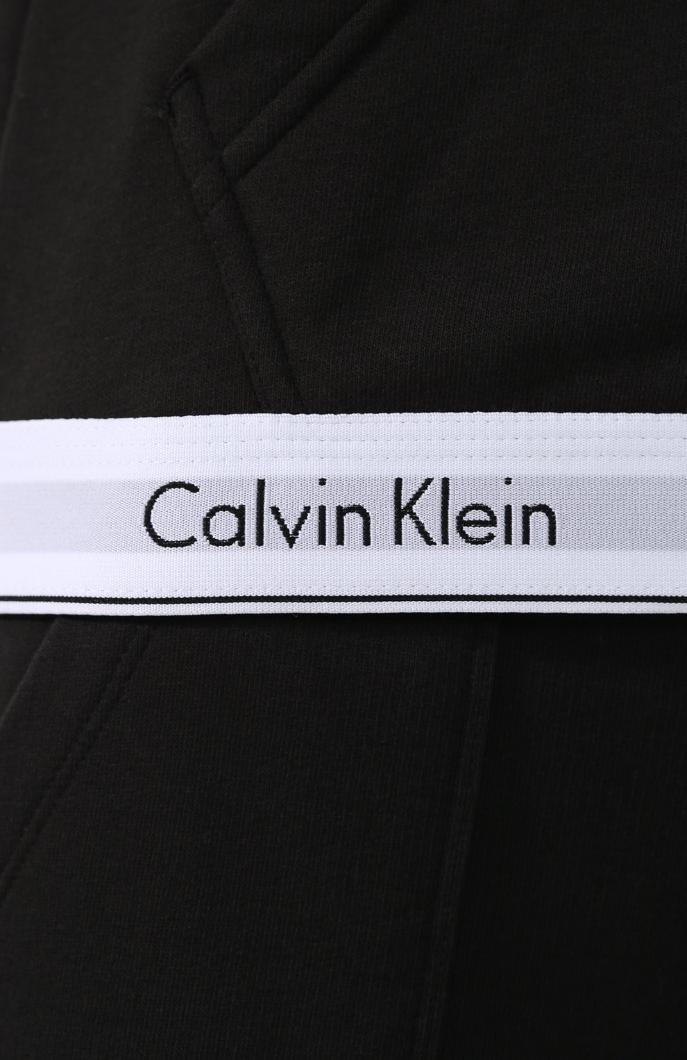 Хлопковый кардиган на молнии с капюшоном CALVIN KLEIN, арт. QS5667E, фото 5