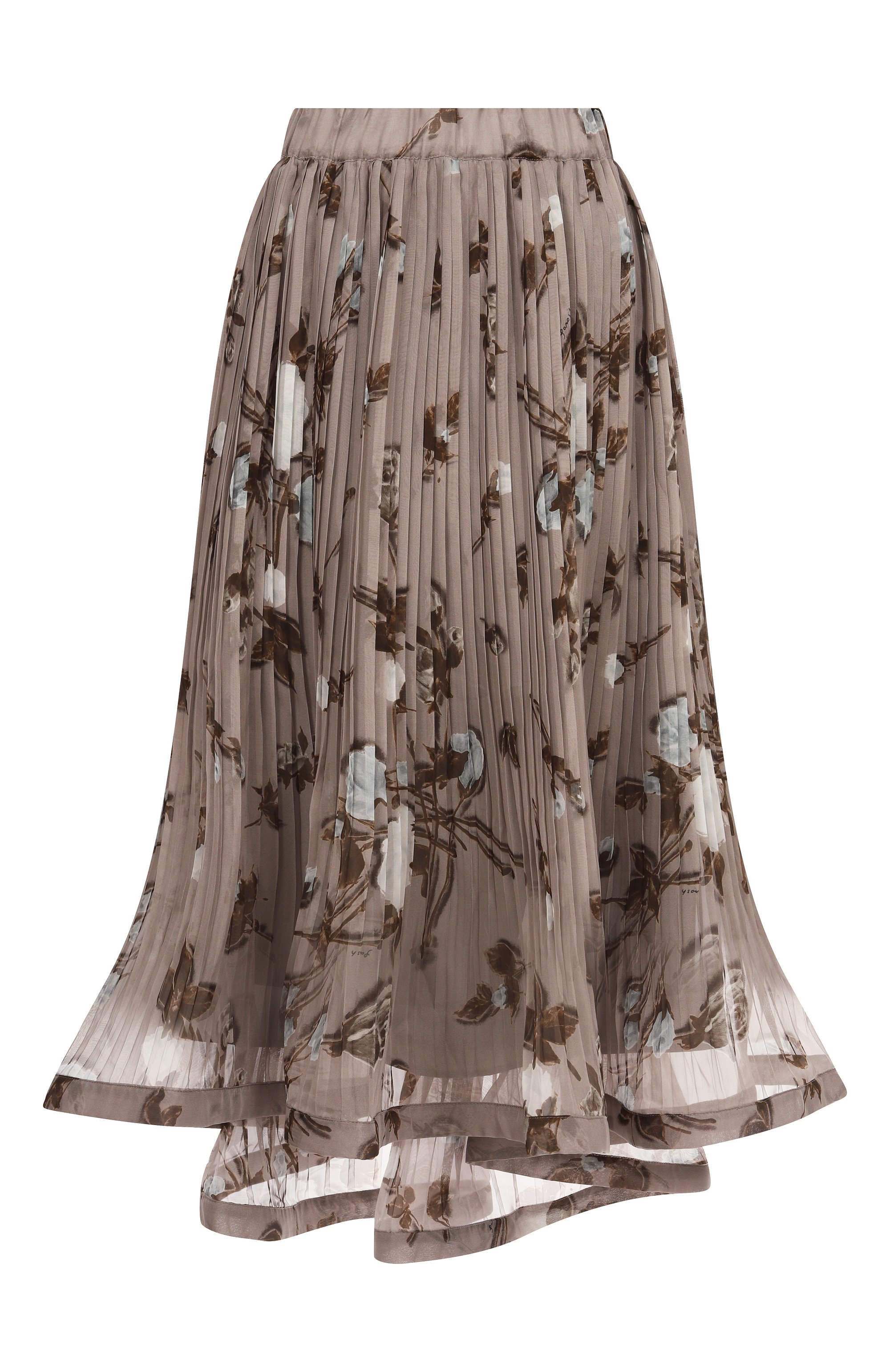 Плиссированная юбка P.A.R.O.S.H. бежевого цвета по цене 104500 руб., арт. P0F-D621156, фото 1 Плиссированная юбка P.A.R.O.S.H., арт. P0F-D621156, фото 1