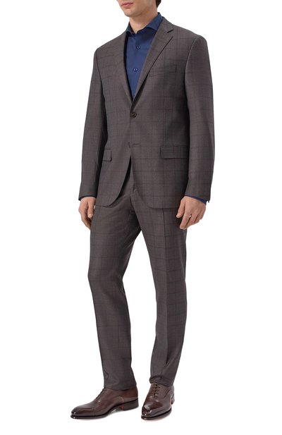 Кожаные оксфорды carter SANTONI, арт. MCCG12621MC1HVSY, фото 2