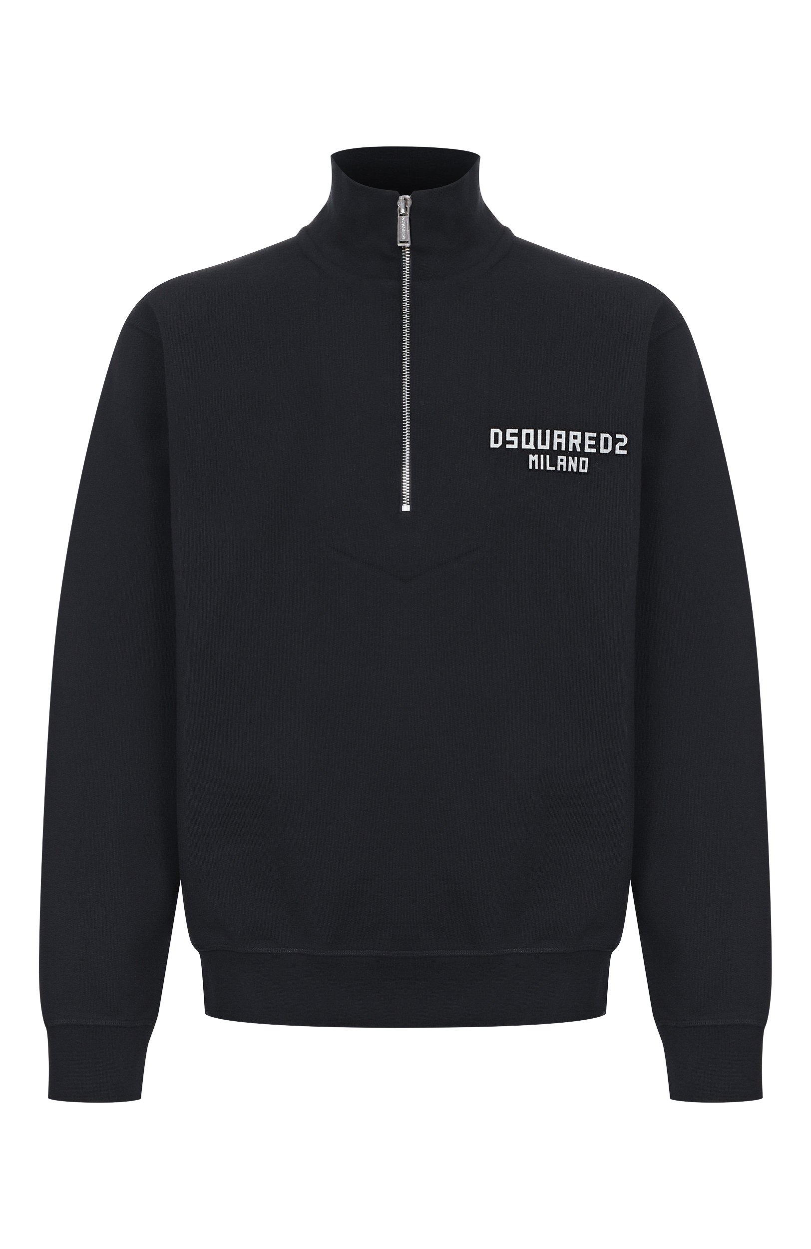 Хлопковый анорак DSQUARED2 черного цвета по цене 47200 руб., арт. S74GU0926/D25029, фото 1 Хлопковый анорак DSQUARED2, арт. S74GU0926/D25029, фото 1