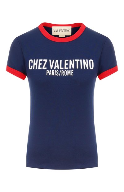 Женская хлопковая футболка VALENTINO, арт. 7B3MG24D/970