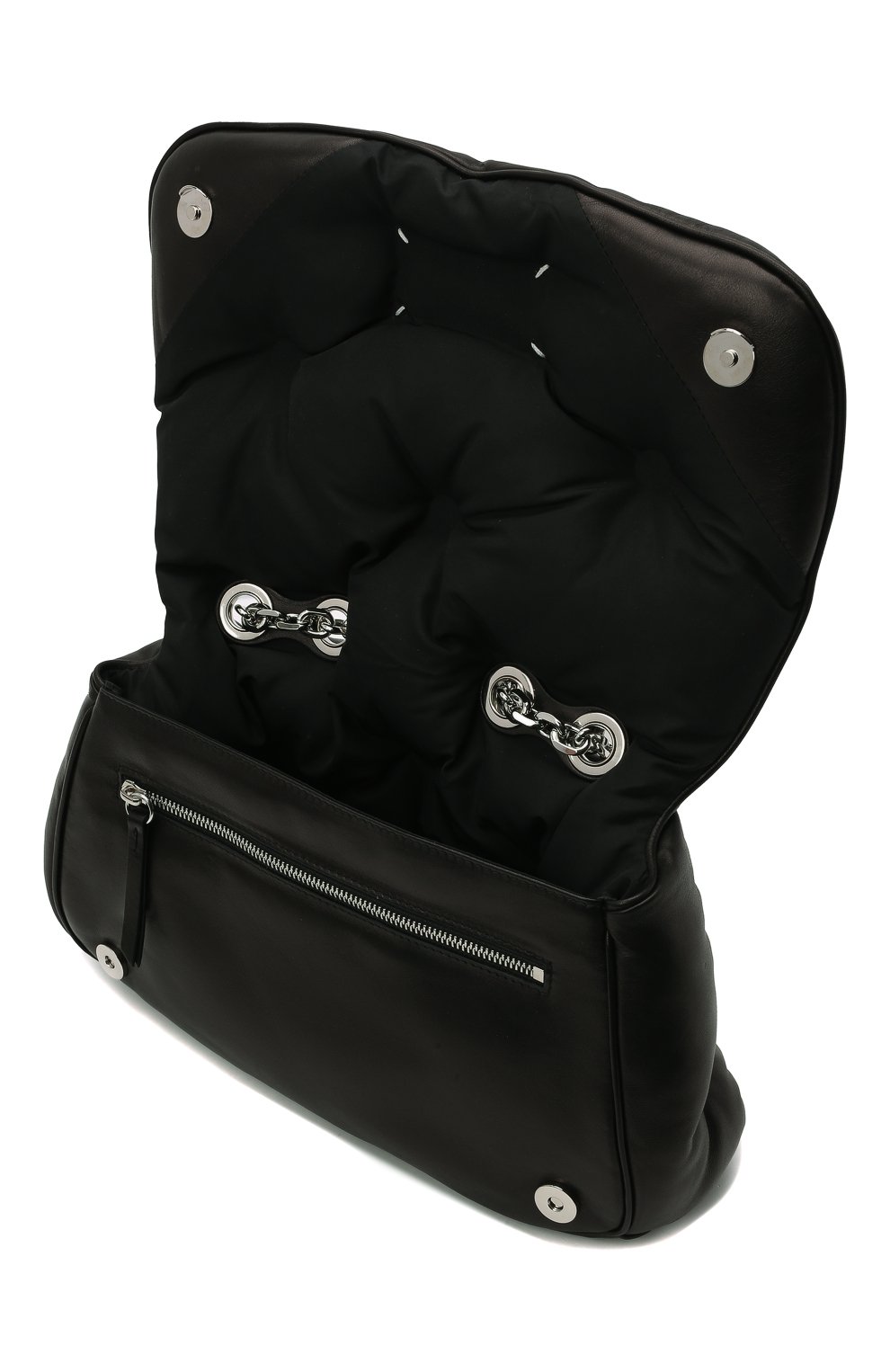 Сумка glam slam MAISON MARGIELA черного цвета по цене 238500 руб., арт. S56WG0169/P4300, фото 5 Сумка glam slam MAISON MARGIELA, арт. S56WG0169/P4300, фото 5