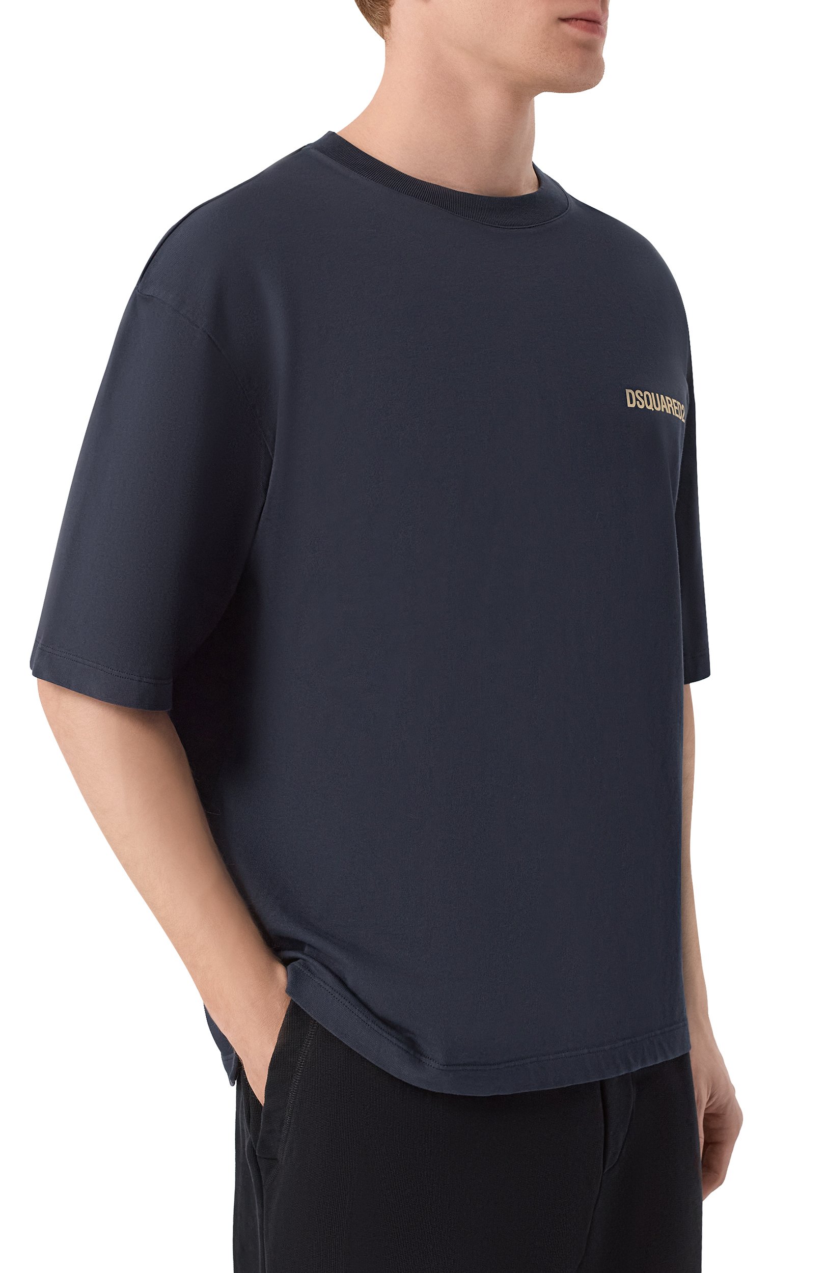 Хлопковая футболка DSQUARED2, арт. S71GD1680/D20049, фото 3