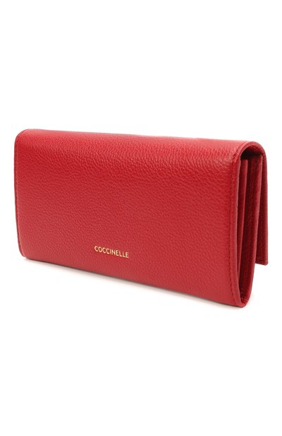 Кожаный кошелек COCCINELLE красного цвета по цене 14600 руб., арт. E2 HI5 11 03 01, фото 2 Кожаный кошелек COCCINELLE, арт. E2 HI5 11 03 01, фото 2
