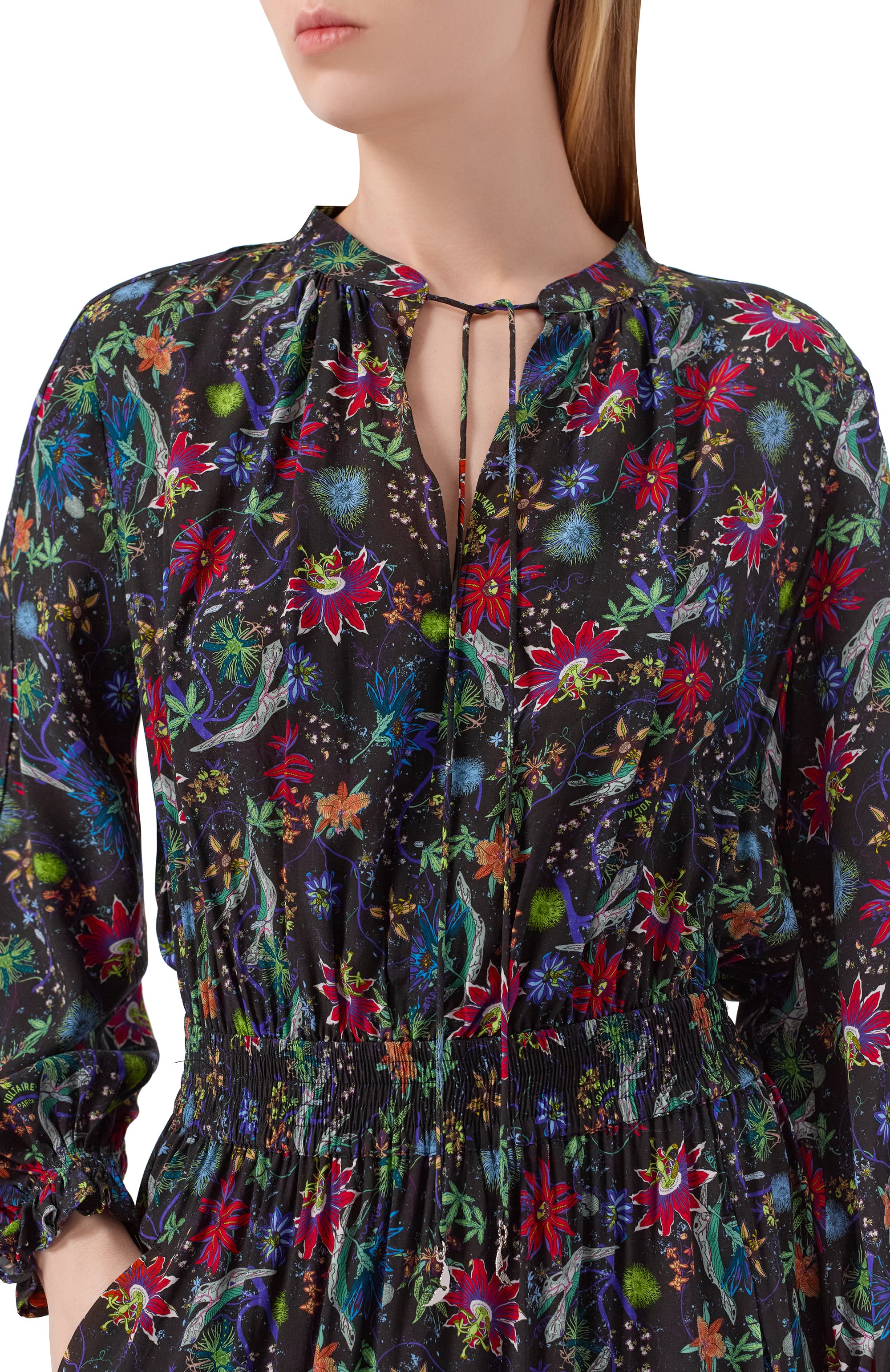 Платье из вискозы ZADIG AND VOLTAIRE, арт. WWDR02619, фото 4