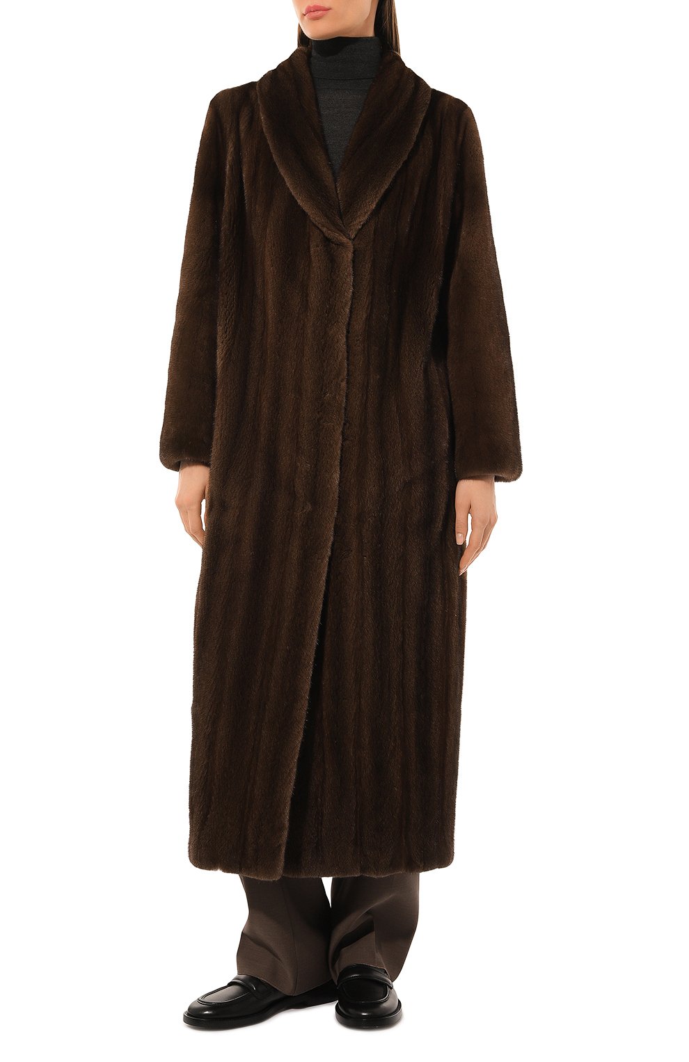 Шуба из меха норки GIULIA GURMAN, арт. CJ24642130DB5, фото 3