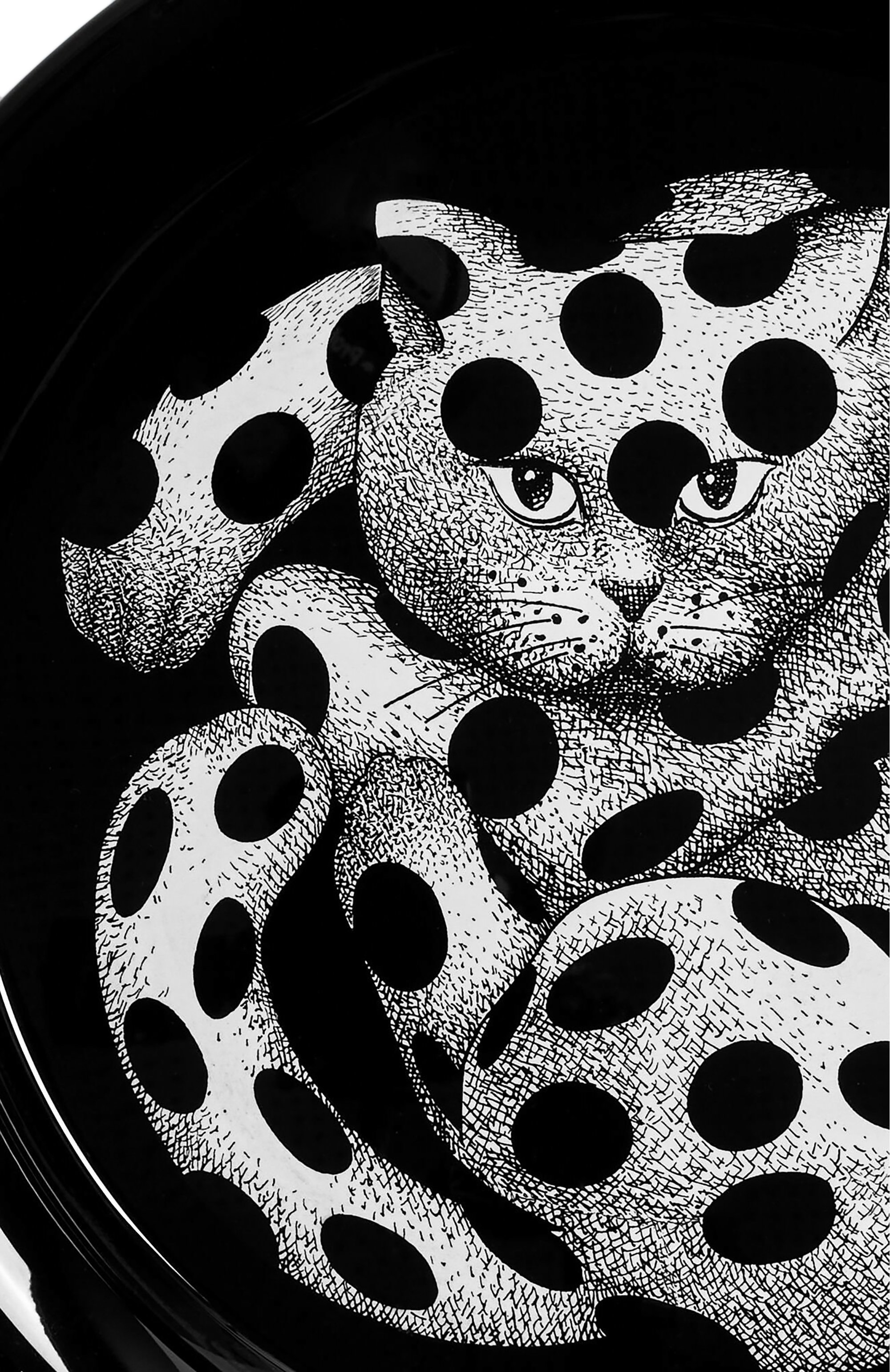 Поднос high fidelity FORNASETTI черно-белого цвета по цене 98450 руб., арт. C26X289, фото 3 Поднос high fidelity FORNASETTI, арт. C26X289, фото 3