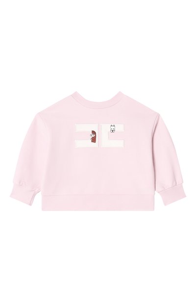 Хлопковый свитшот ELISABETTA FRANCHI LA MIA BAMBINA, арт. EGFE0510/FF002