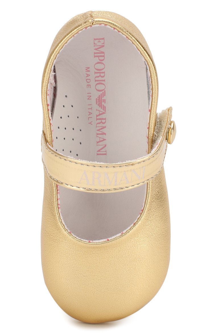 Кожаные пинетки EMPORIO ARMANI, арт. XKD003/X0L05/17-19, фото 4