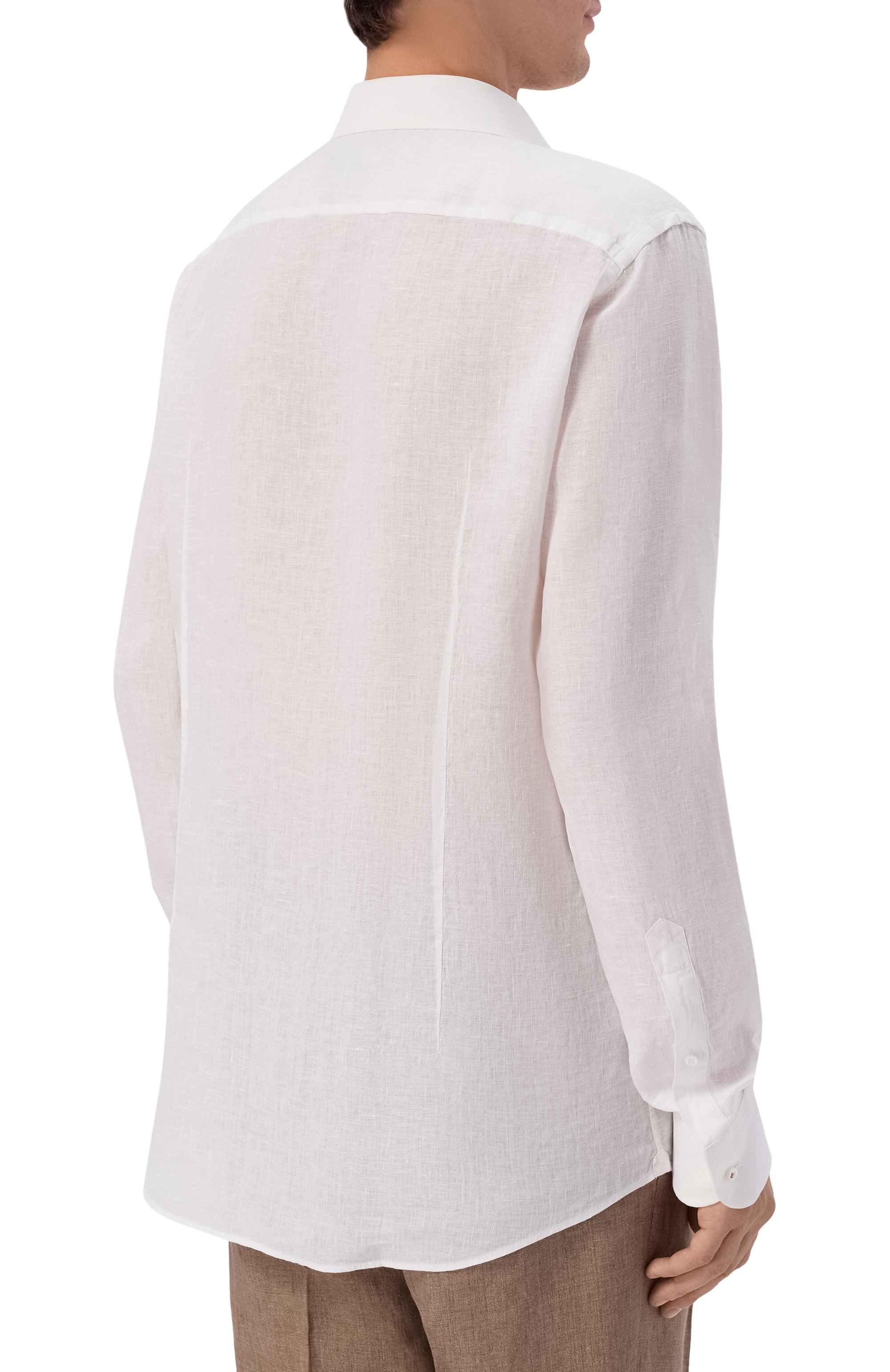 Льняная рубашка BOSS CAMEL, арт. 50560284, фото 4