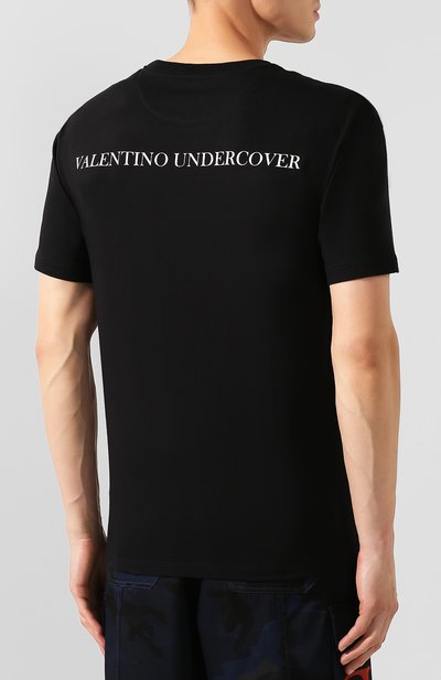 Хлопковая футболка valentino x undercover VALENTINO, арт. SV0MG03Q5PG, фото 4