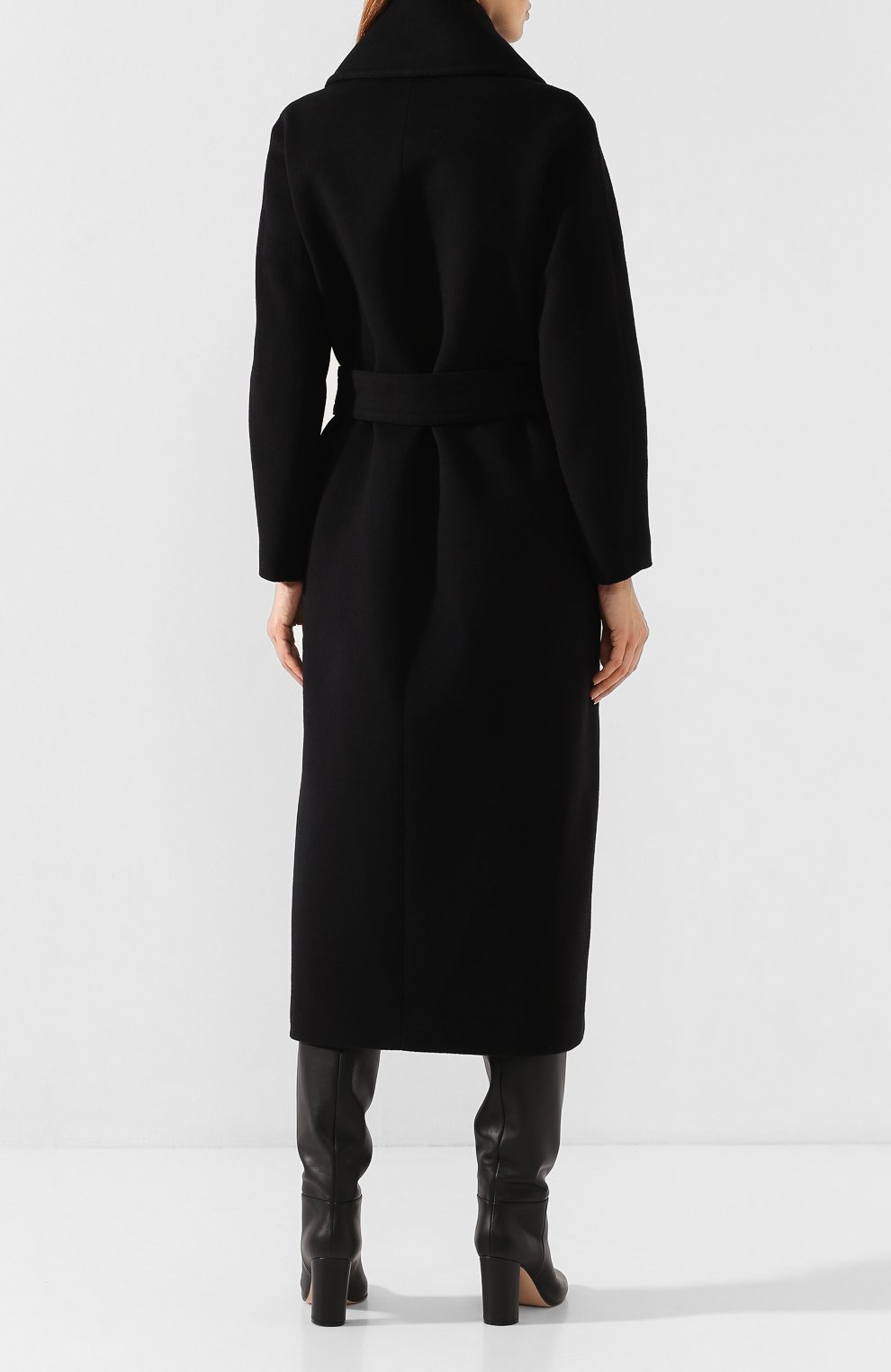 Шерстяное пальто DSQUARED2 черного цвета по цене 181500 руб., арт. S75AA0286/S48923, фото 4 Шерстяное пальто DSQUARED2, арт. S75AA0286/S48923, фото 4